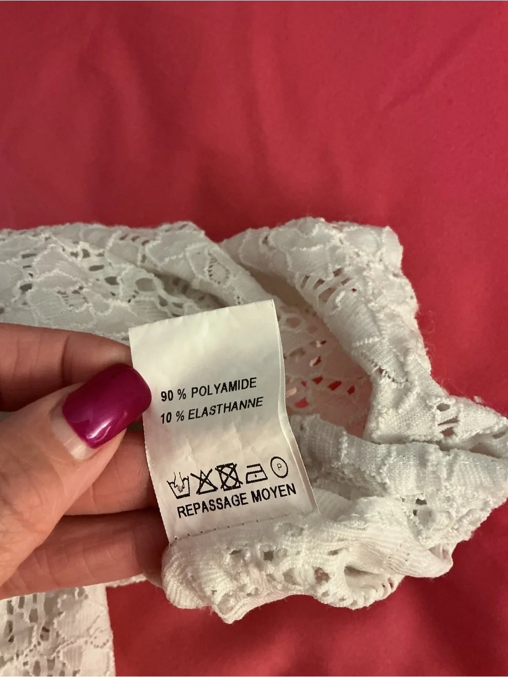 White Lace Eyelet V-Neck Short Sleeve Cover Up Top - T3 or US 8/10